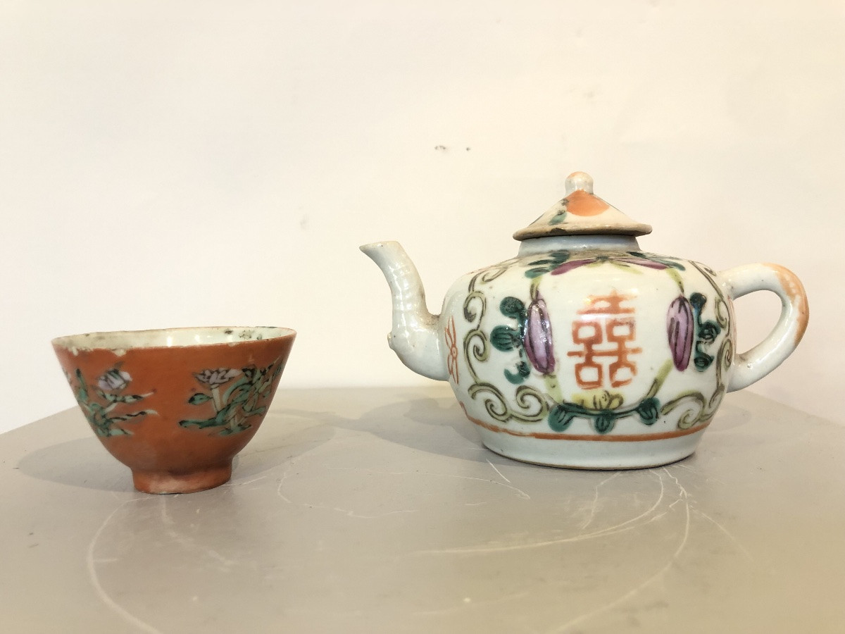 Chinese Tea Set, Early 20th Century. -photo-4