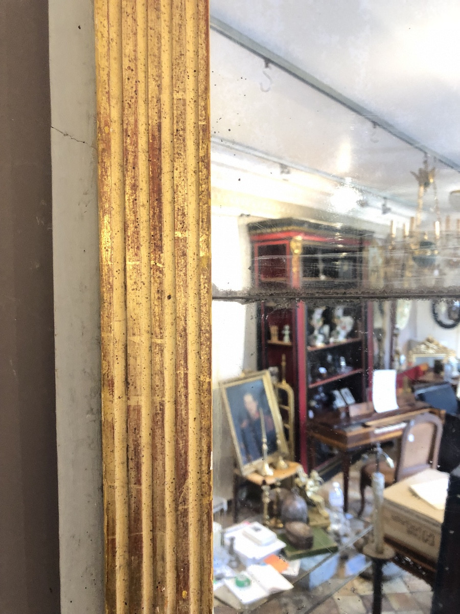 Miroir d’époque Louis XVI. -photo-1