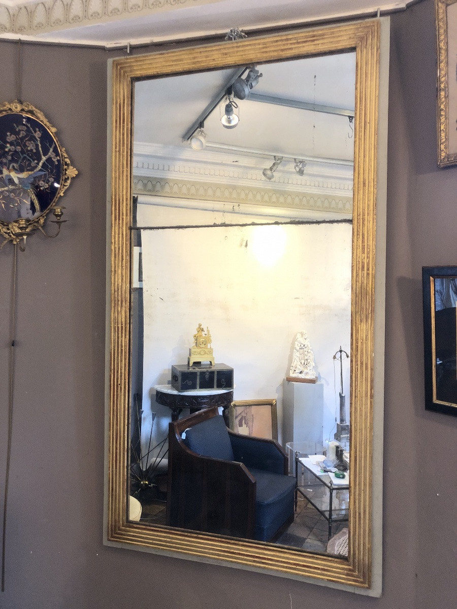 Miroir d’époque Louis XVI. -photo-2