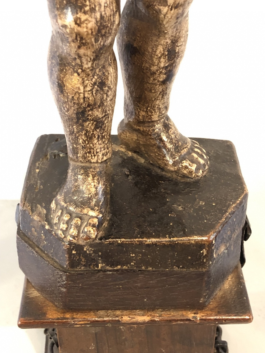 The Child Jesus In Wood From The 18th Century. -photo-7