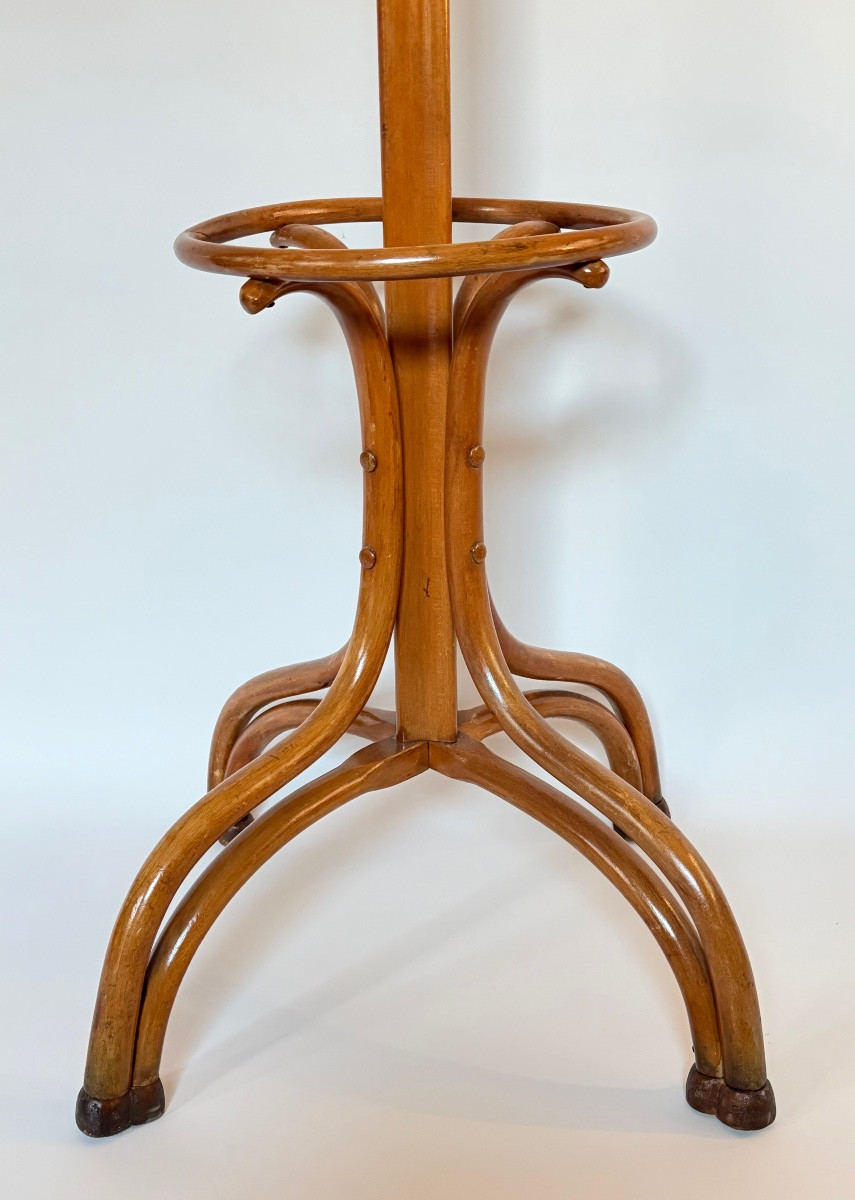 Thonet Coat Rack From The 1880s Made Of Beech Wood. -photo-1