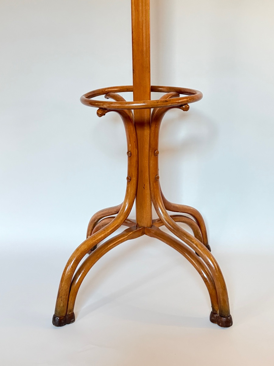 Thonet Coat Rack From The 1880s Made Of Beech Wood. -photo-2