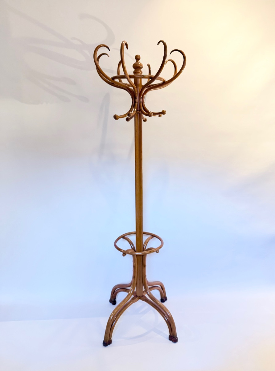 Thonet Coat Rack From The 1880s Made Of Beech Wood. 