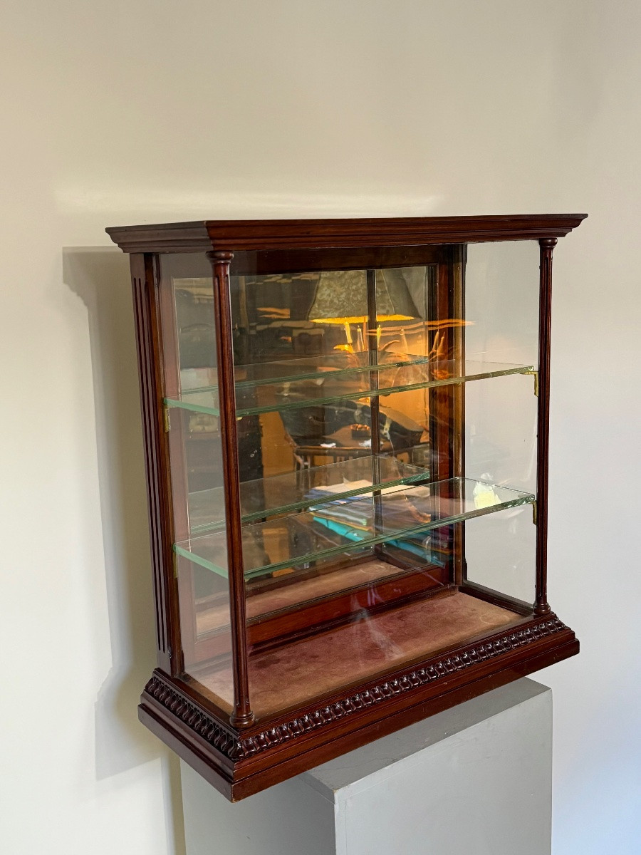 Small Display Case For Precious Objects From The 20th Century.-photo-3