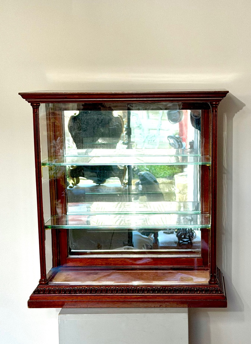 Small Display Case For Precious Objects From The 20th Century.