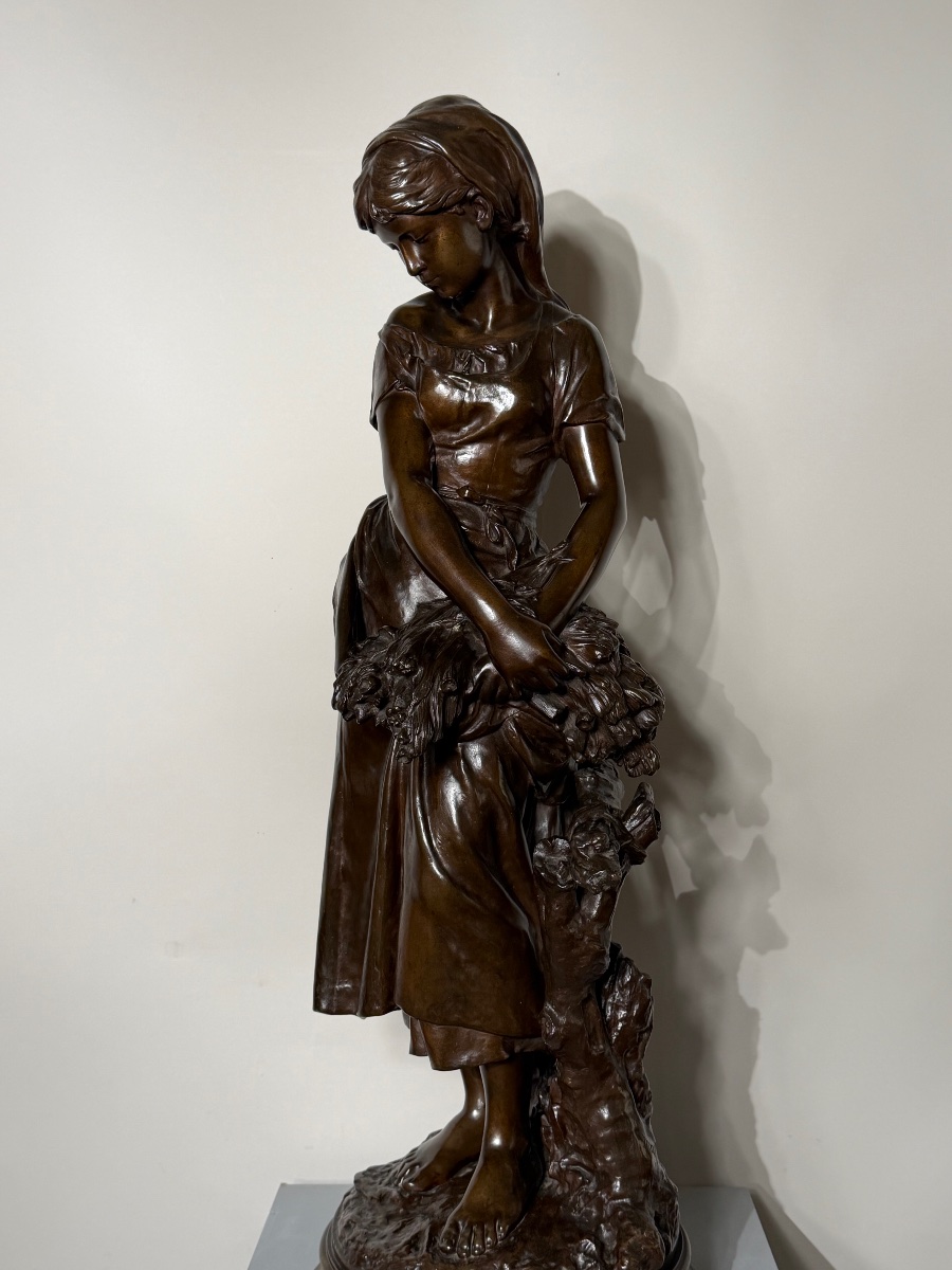 The Young Girl Has Mathurin Moreau's Sheaf Of Wheat.-photo-4