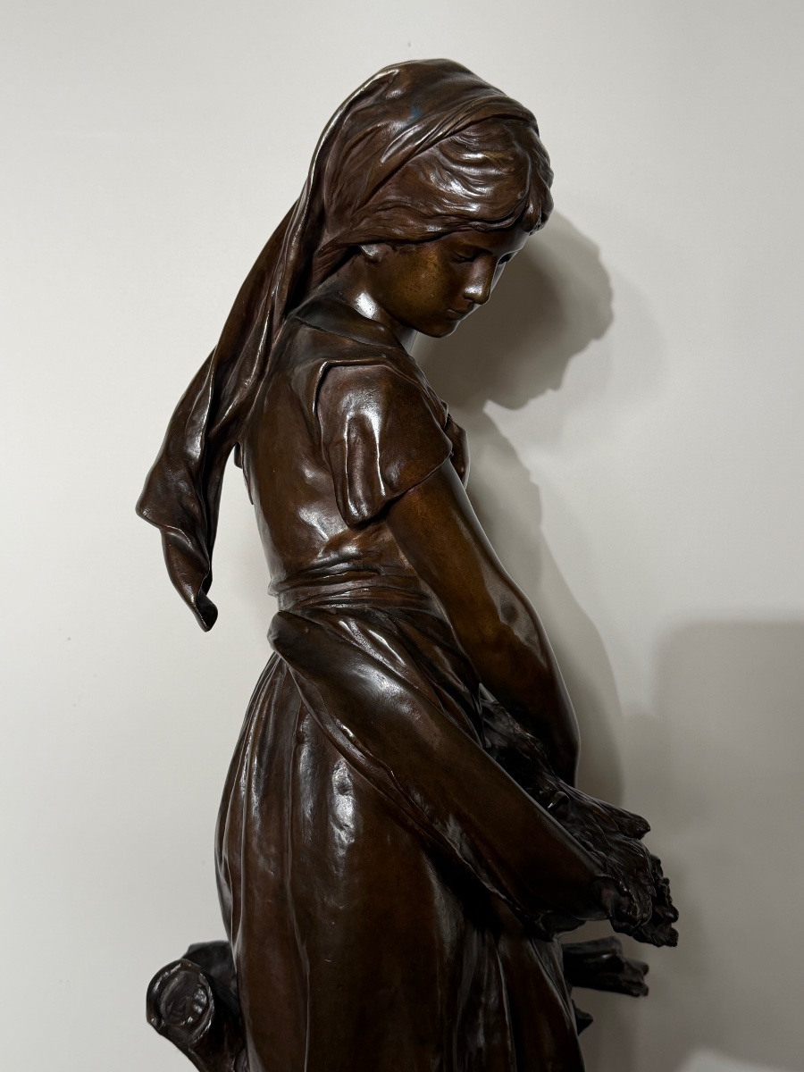The Young Girl Has Mathurin Moreau's Sheaf Of Wheat.-photo-6