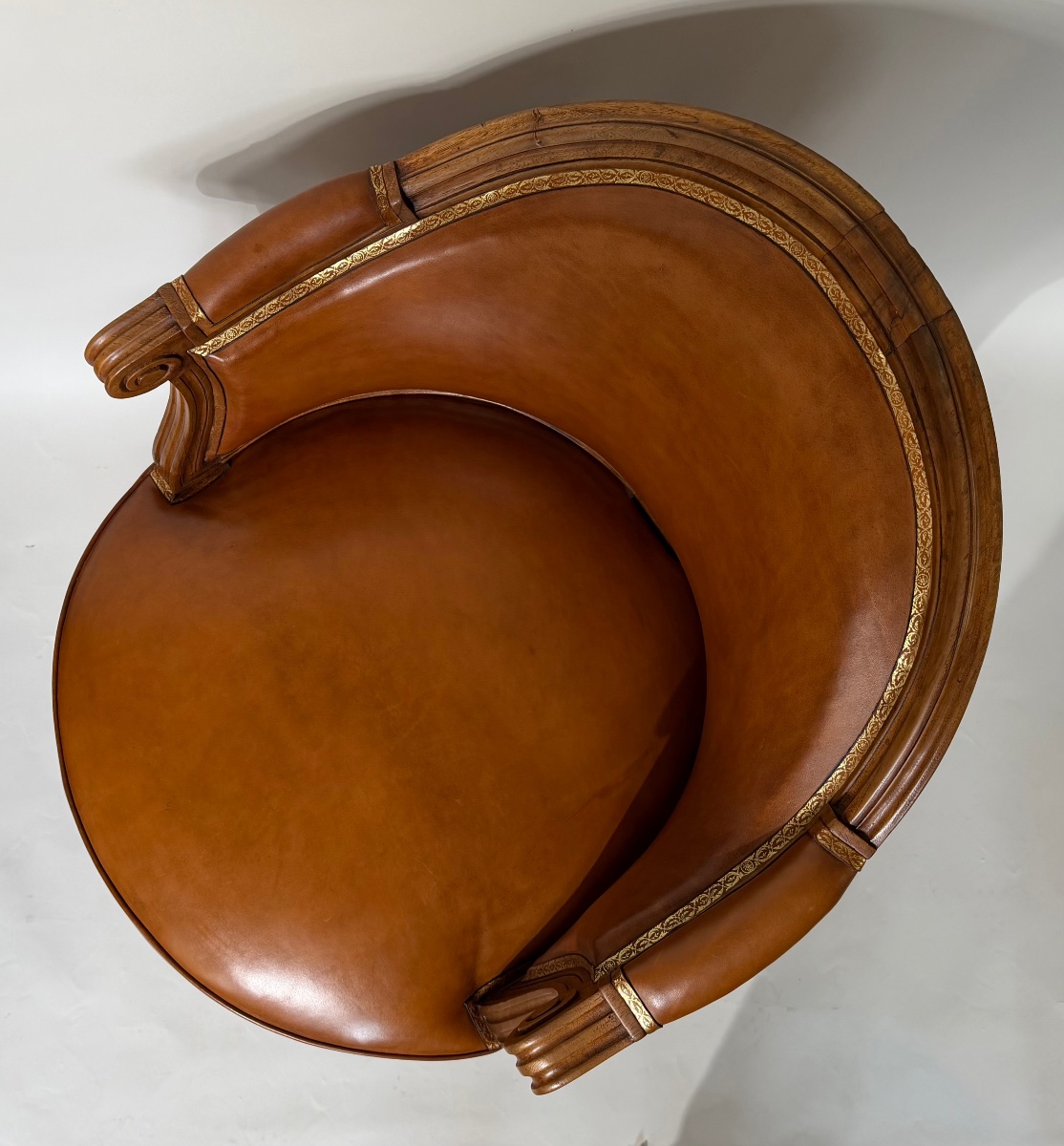 Louis XVI-era Swivel Office Chair.-photo-3