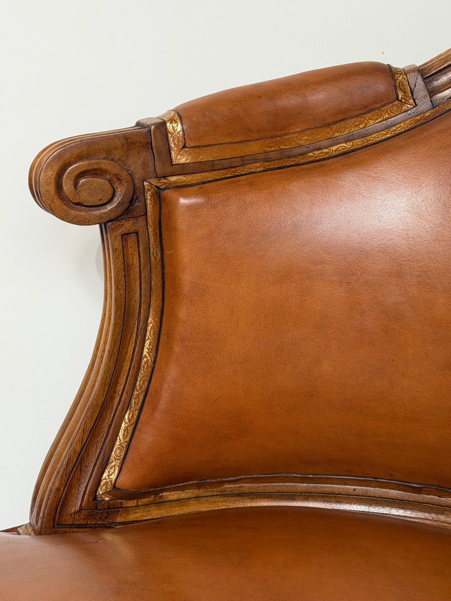Louis XVI-era Swivel Office Chair.-photo-4