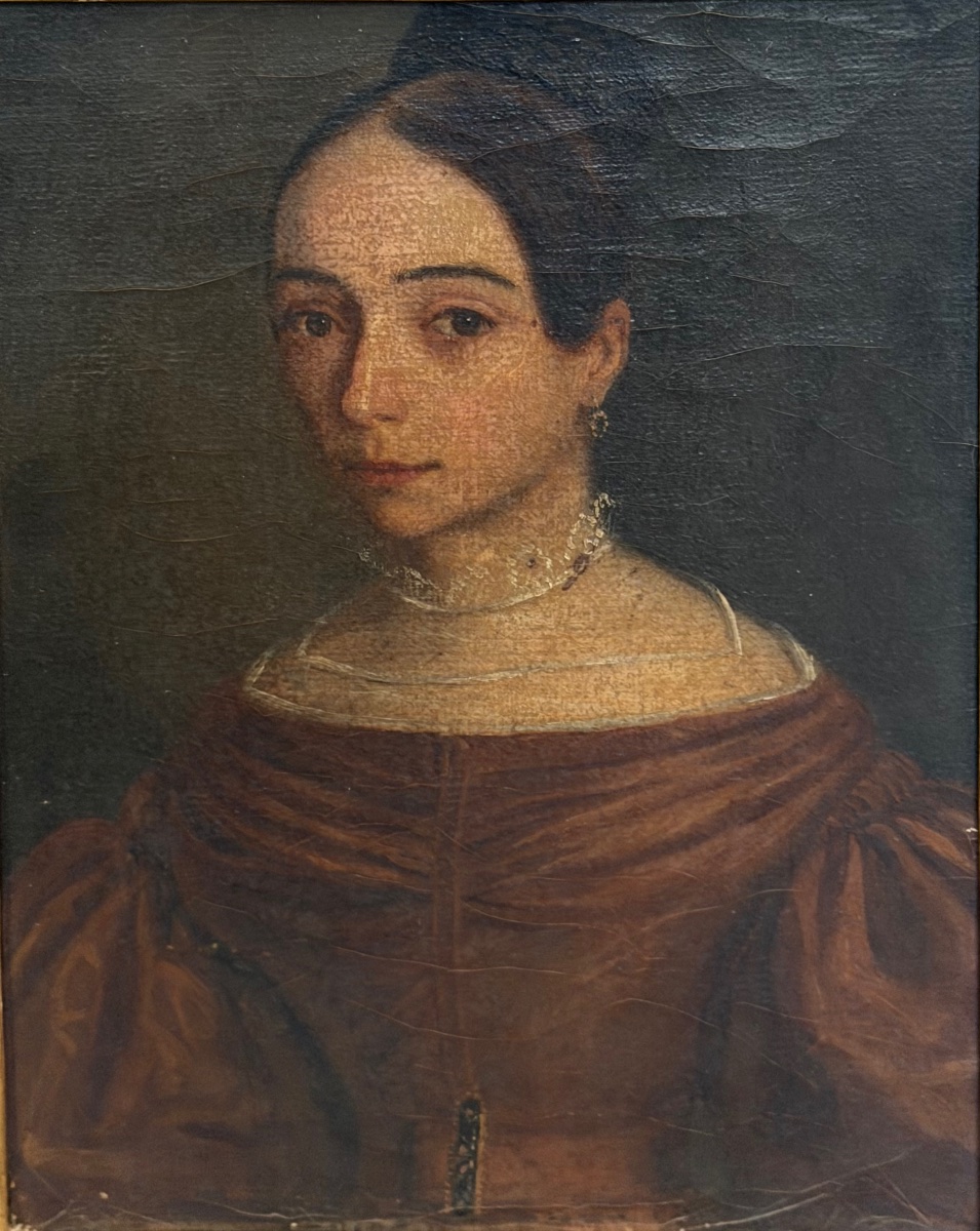 A Pair Of Portraits From The Early 19th Century. -photo-1