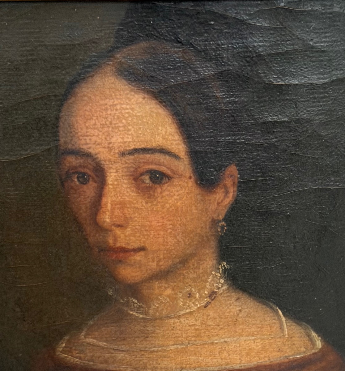A Pair Of Portraits From The Early 19th Century. -photo-3