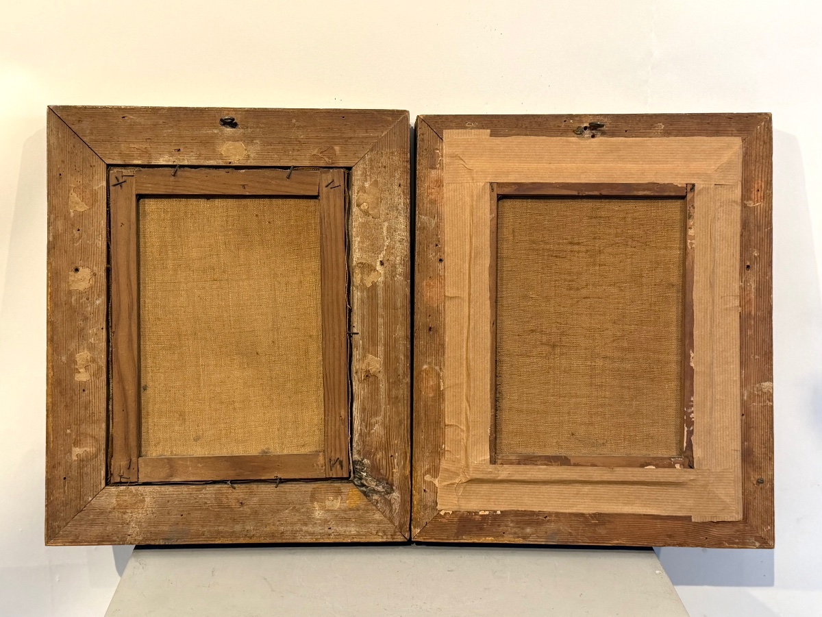 A Pair Of Portraits From The Early 19th Century. -photo-4