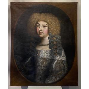 Portrait d'Une Femme De Qualité, XVII ème Siècle.