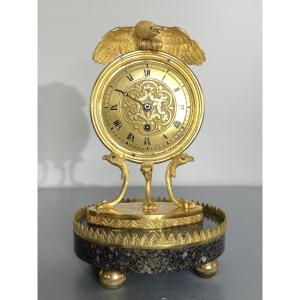 Empire Style Bronze Clock, Louis XIV Movement 