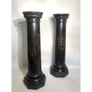 Pair Of Columns From The Mid-20th Century.