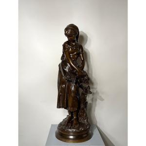 The Young Girl Has Mathurin Moreau's Sheaf Of Wheat.