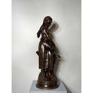 The Young Girl Has Mathurin Moreau's Sheaf Of Wheat.