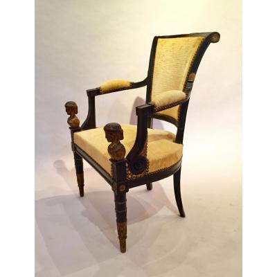 Armchair Of Directoire Period.