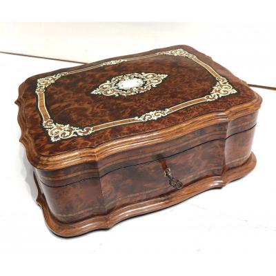 Napoleon III Period Jewelry Box.