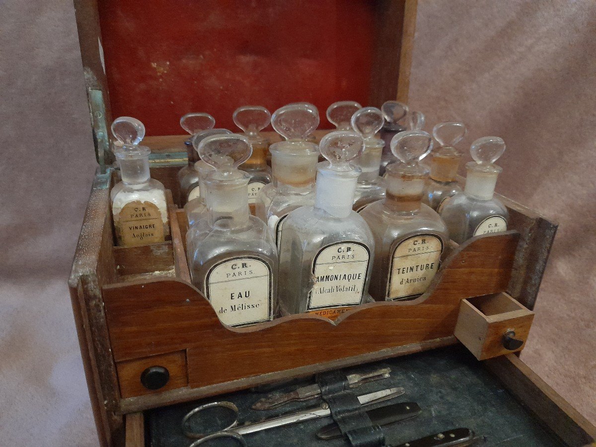 Coffret écrin Apothicaire Pharmacie Métier Ancien Epoque Début XXeme Siècle Boite-photo-2