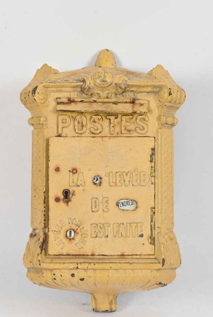Boite Aux Lettres Ancienne facteur Delachanal Mougeotte 3eme Republique Rf Epoque
