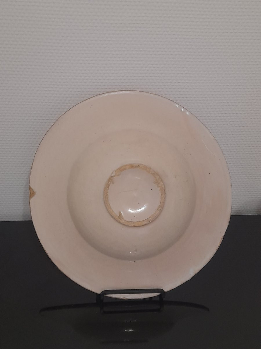 Earthenware Dish With Coat Of Arms Of Pope Innocent XII, Late 17th Century, 17th Century, Italy-photo-3