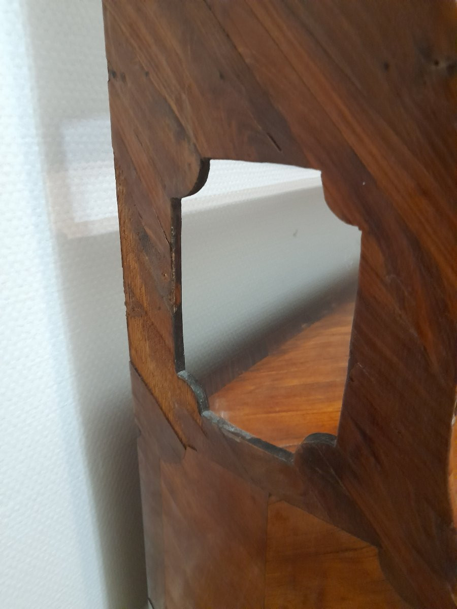 Etagere à suspendre d'époque transition Louis xv Louis xvi epoque xviii 18eme siecle-photo-2