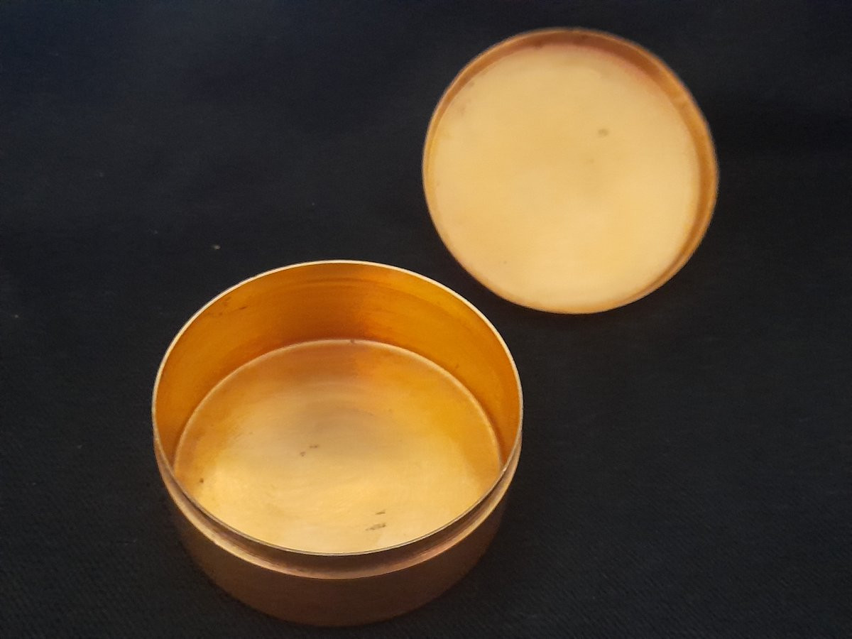 Boite à poudre en pomponne epoque louis xvi 16 xviii 18eme siecle-photo-2