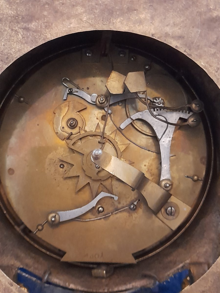 Cartel d'alcove applique en bronze doré d'époque Louis xvi 16 18eme siecle-photo-3