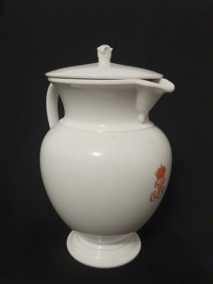 Sèvres Porcelain Decoction Pot/jug/ewer, King Louis Philippe, Tuileries Palace-photo-4