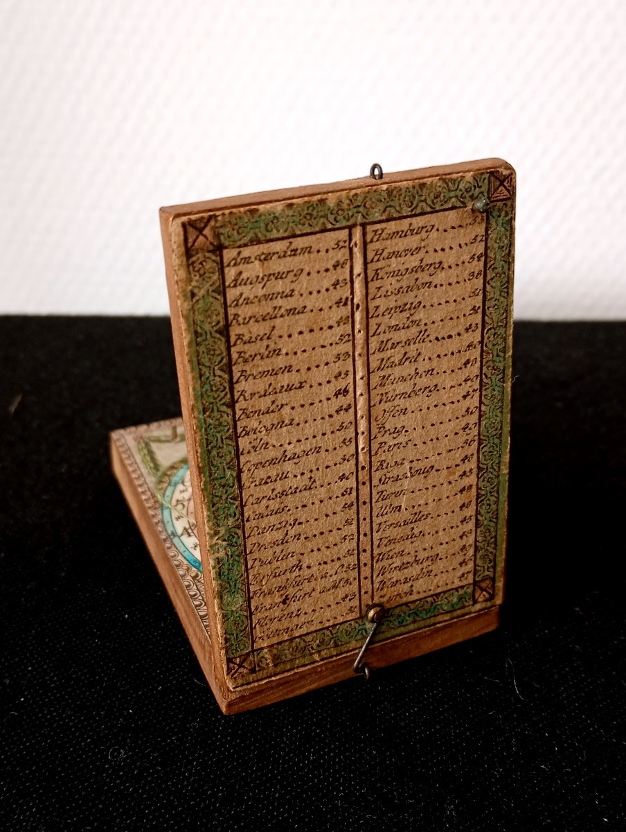 Sundial Diptych Compass, 18th Century, Scientific Measuring Instrument-photo-4