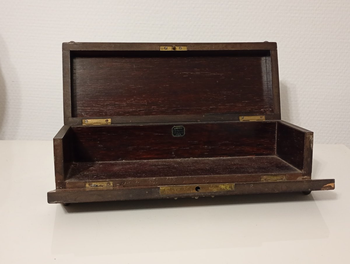 Glove Box With Marquetry Case, Napoleon III/second Empire Period-photo-3