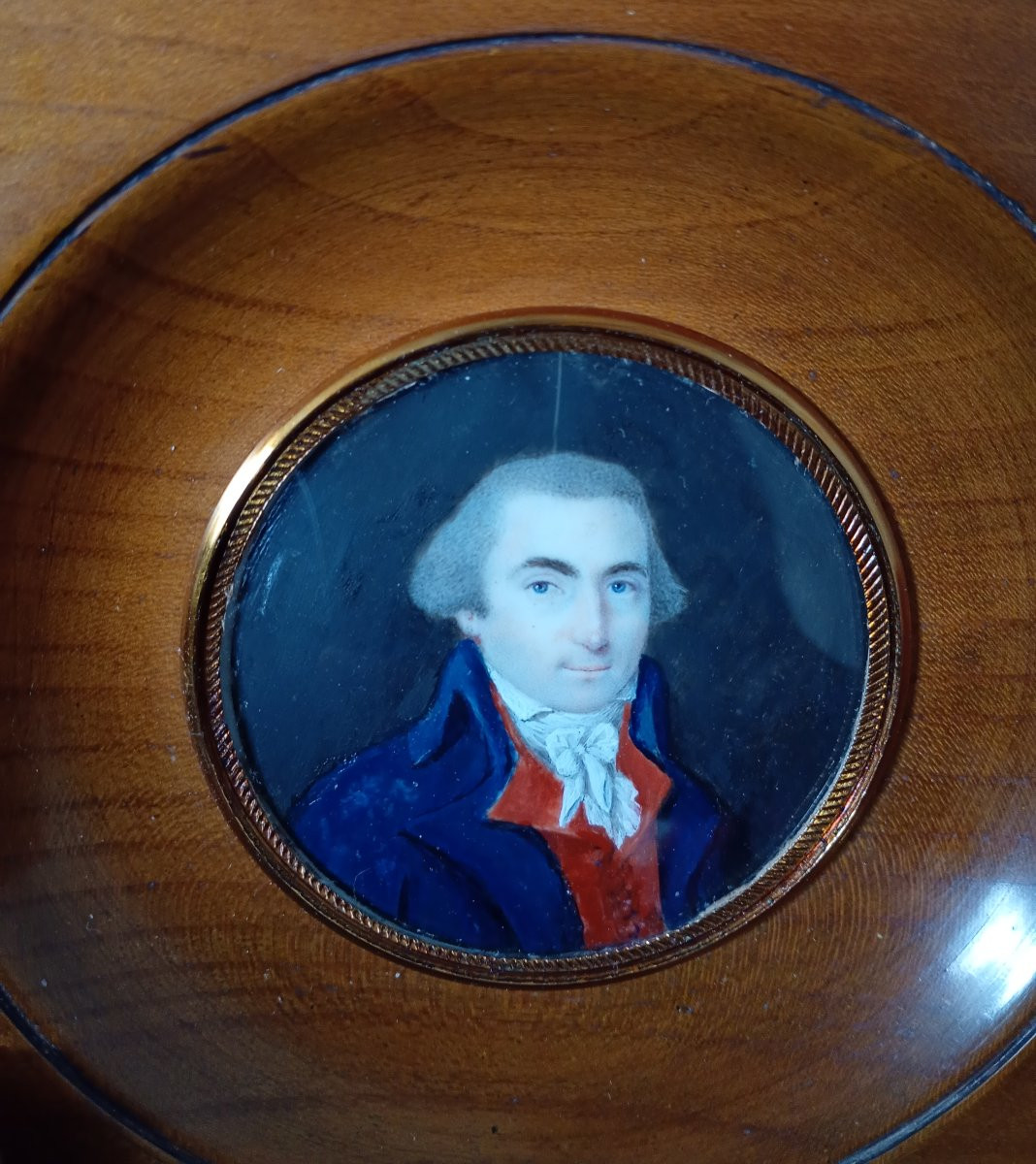 Miniature Portrait, Revolutionary Era, Bourgeoisie, Revolution, Late 18th Century-photo-2