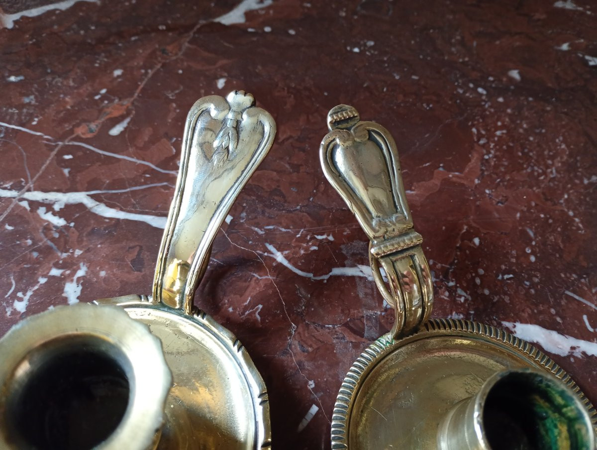 Hand Candlesticks, 18th Century -photo-2