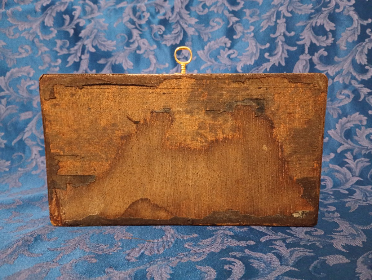Boite à thé coffret marqueterie à la reine epoque louis xvi 16 18eme xviiieme siècle-photo-1