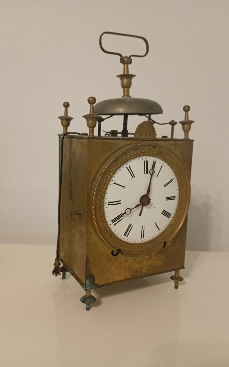 Pendulette capucine d'officier epoque empire restauration -photo-2