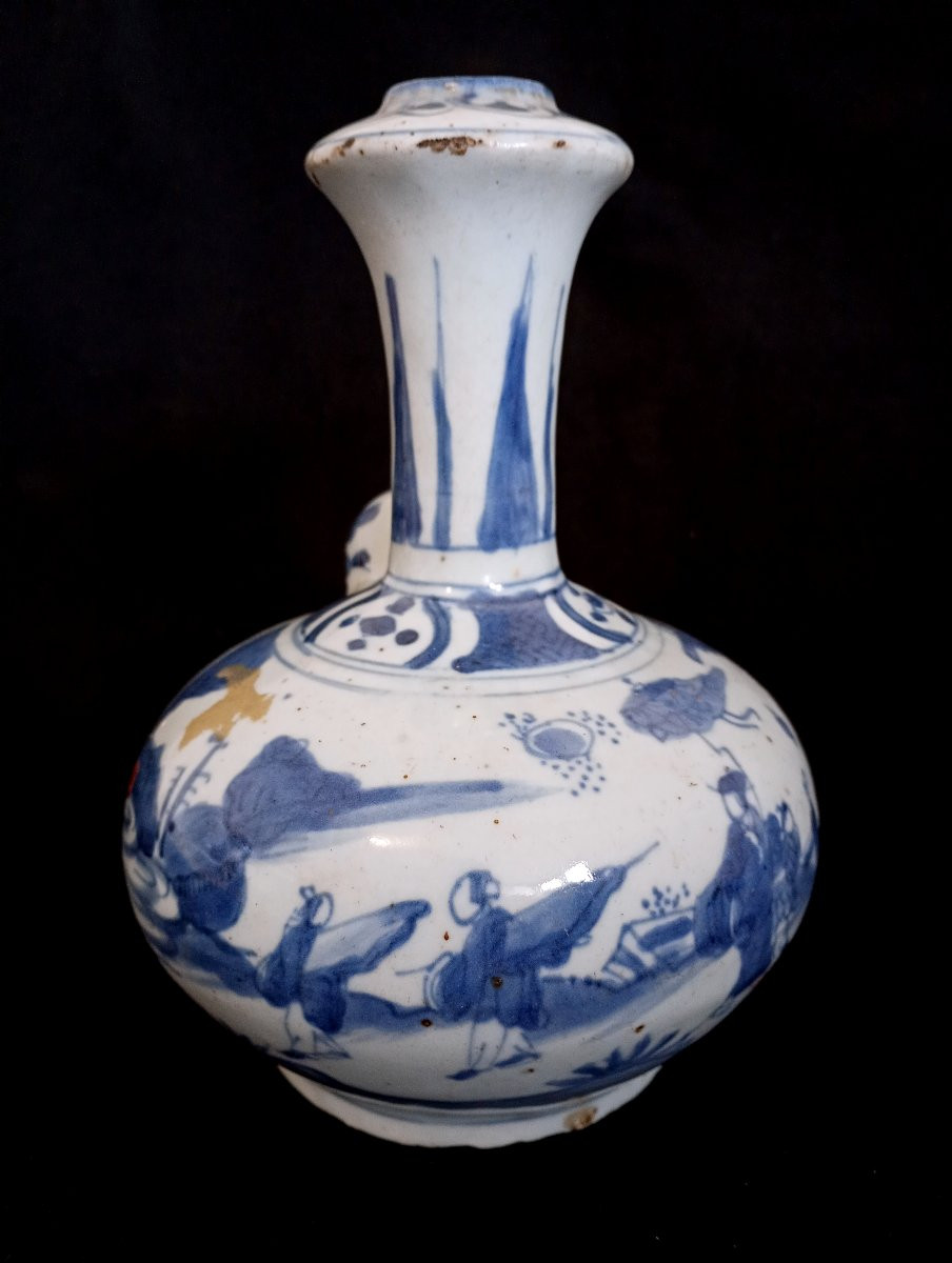 Kendi porcelaine chinoise bleu et blanc chine Asie dynastie Ming epoque Wanli-photo-2