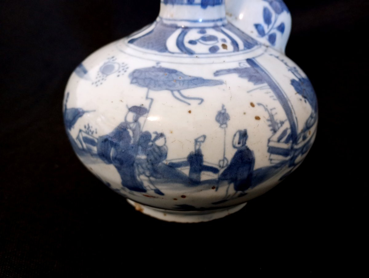 Kendi porcelaine chinoise bleu et blanc chine Asie dynastie Ming epoque Wanli-photo-1