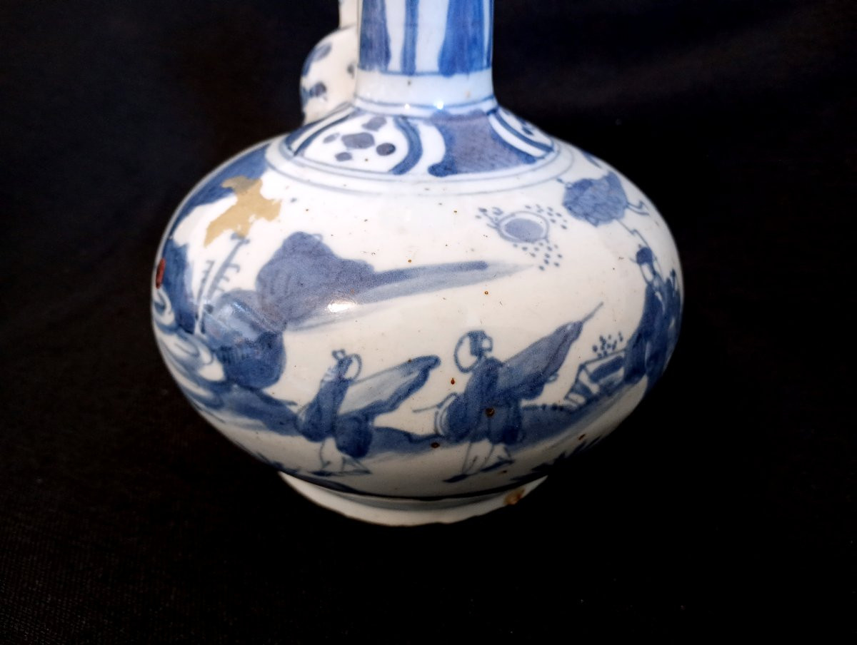 Kendi porcelaine chinoise bleu et blanc chine Asie dynastie Ming epoque Wanli-photo-2