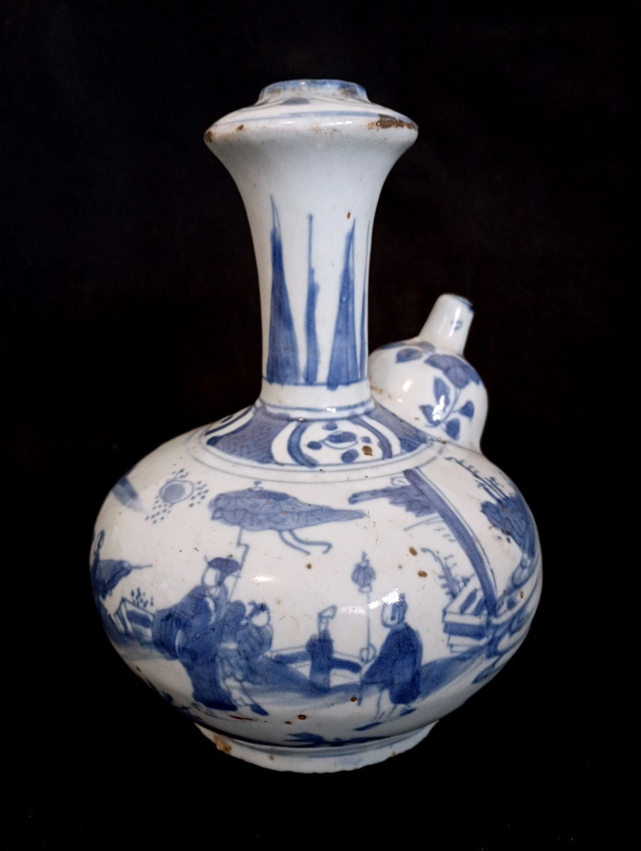 Kendi porcelaine chinoise bleu et blanc chine Asie dynastie Ming epoque Wanli