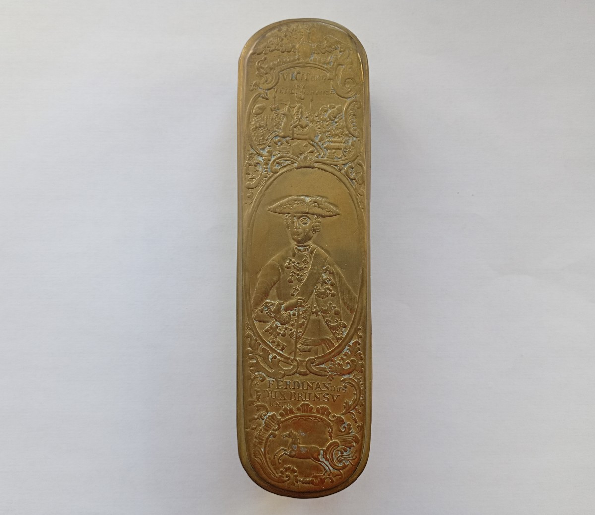 Tabatiere hollandaise boîte tabac à priser armoiries frederic II roi de prusse batailles