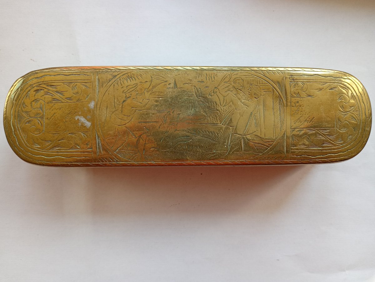 Lot Of Three Dutch/german Snuffboxes, 18th Century. -photo-3