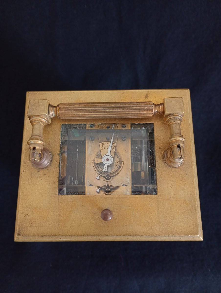 Officer's Traveling Clock With Grand Striking Mechanism, Second Empire Period, Napoleon III III-photo-2