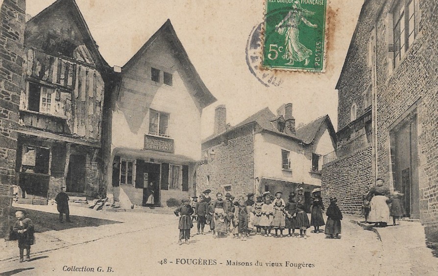 Watercolor Ernest Jean Marie Millard De Bois Durand Landscape City Of Fougères Brittany Painting-photo-1