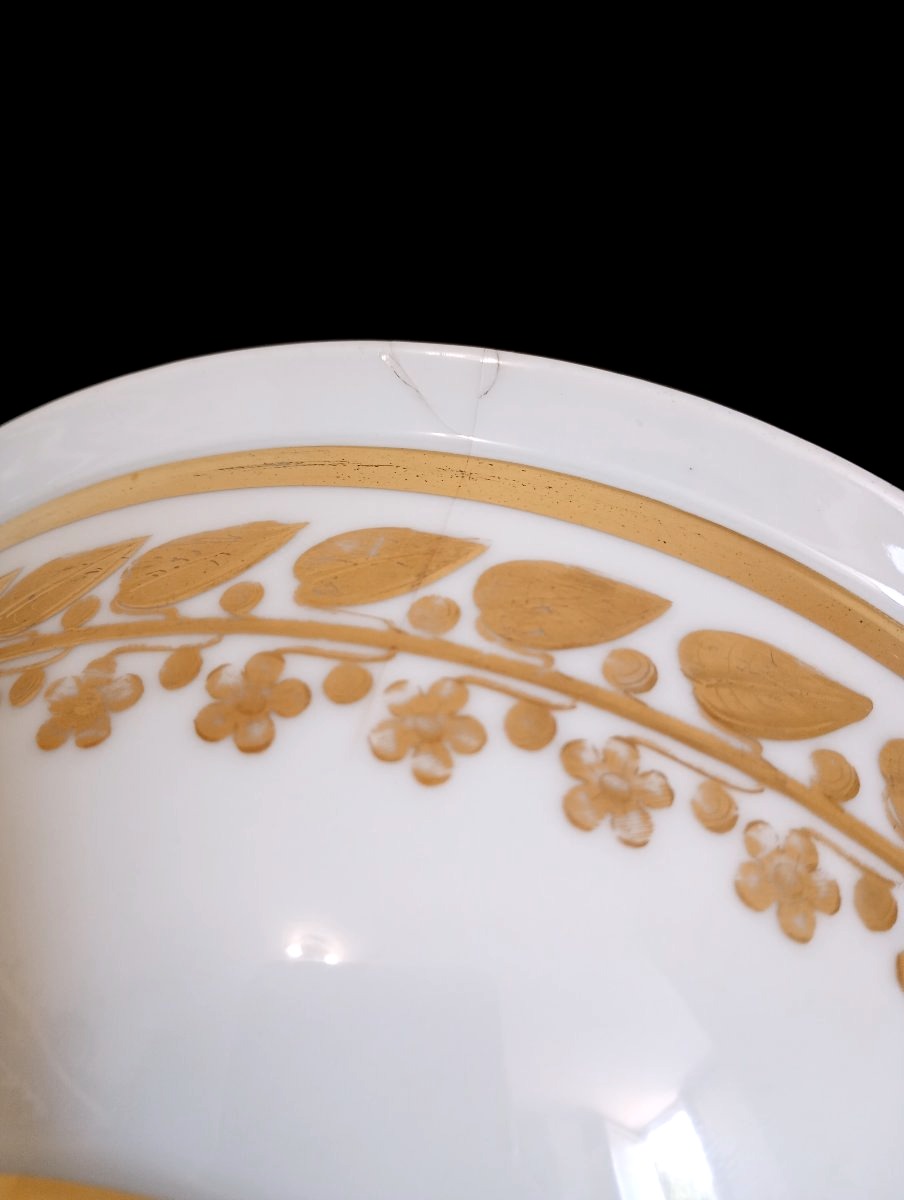 Porcelain Ewer And Basin, Porcelaine Old Paris, Louis-philippe-era Toiletries Set-photo-2