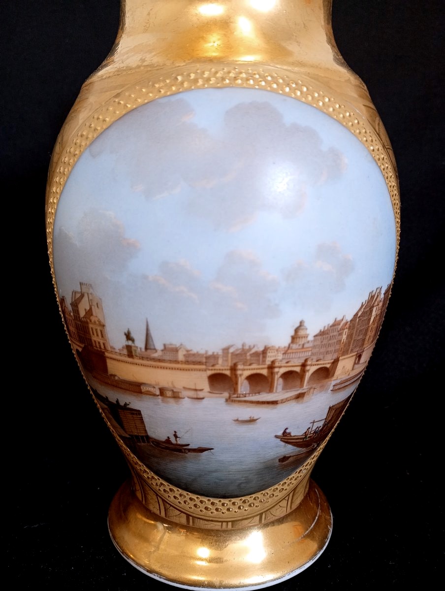 Porcelain Ewer And Basin, Porcelaine Old Paris, Louis-philippe-era Toiletries Set-photo-3