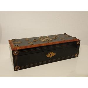 Glove Box With Marquetry Case, Napoleon III/second Empire Period