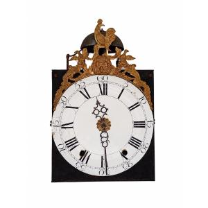 Mécanisme comtoise révolutionnaire avec reveil révolution horlogerie epoque xviii 18eme