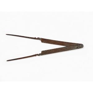Compass; Stonemason; Journeyman Carpenter; Wrought Iron; Folk Art; 18th Century (xviii) 