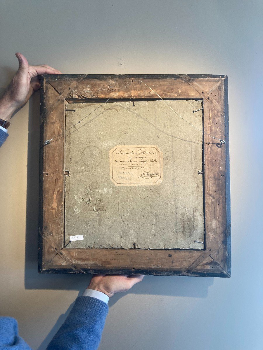 Plaque en cuivre repoussé - XIXème siècle-photo-3